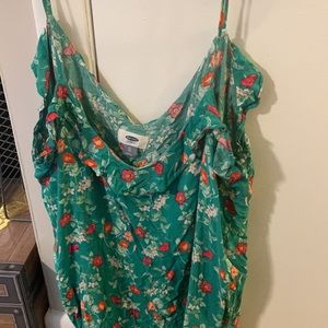 Floral tank - size XL
